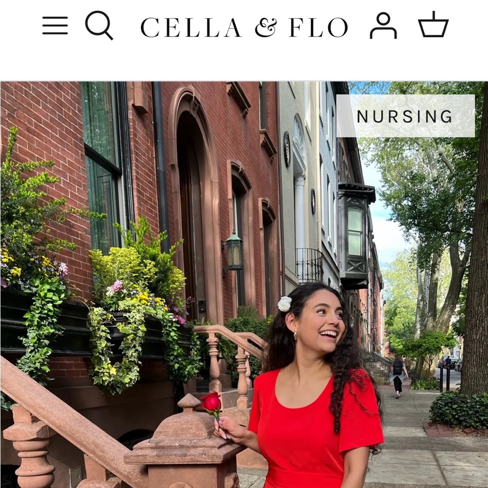 ISO Cella & Flo Nursing dress. Size 8.